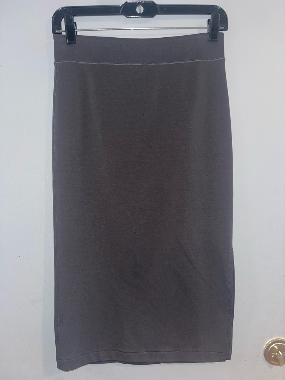 James Perse Stretch Dark Gray Pencil Skirt Size 24